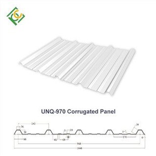 UNQ-970 rugেউখেলান পলিকার্বোনেট প্যানেল
