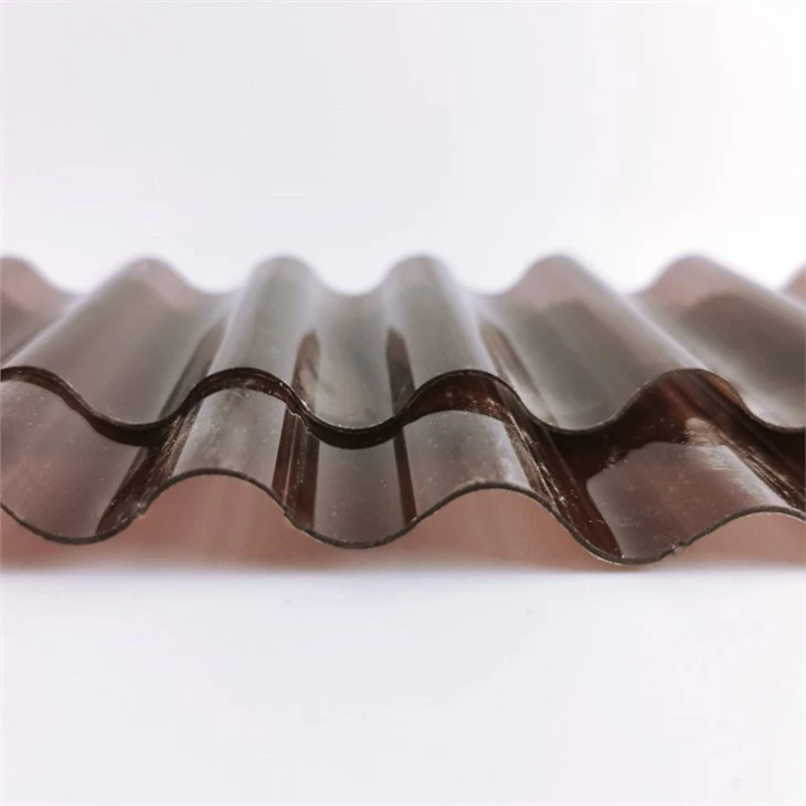 corrugated polycarbonate plastic roofing sheet
